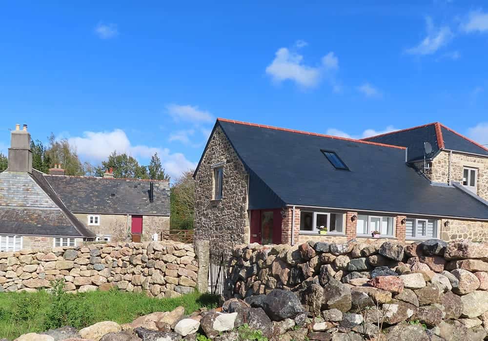 3 old barns converted to houses in Dartmoor National Park