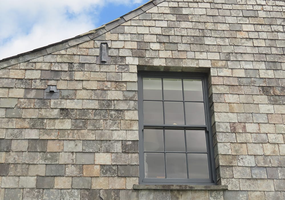 Scantle slate,conservation,energy,vertical wall cladding