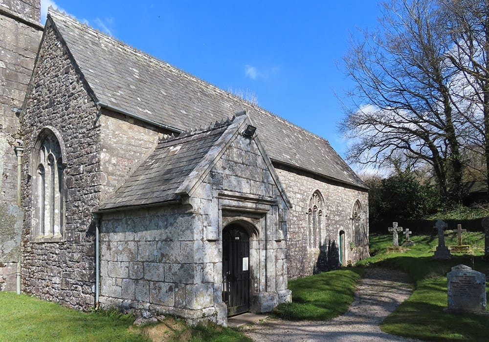 St Petroc Church,Devon,Harford,lych gate,Delabole roofs