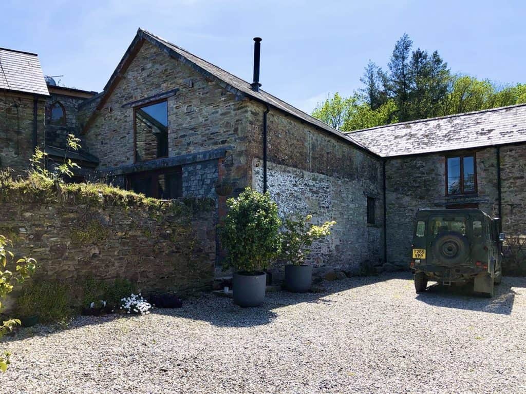 barn restoration with courtyard