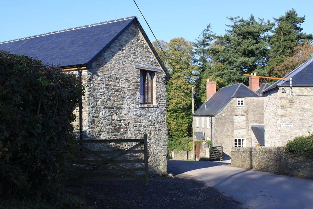 Gamekeepers' Lodge looking down the village street