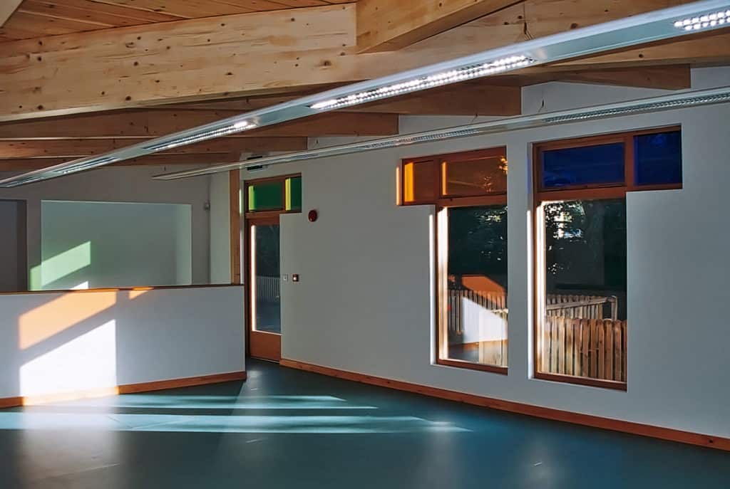 Early years open plan classroom