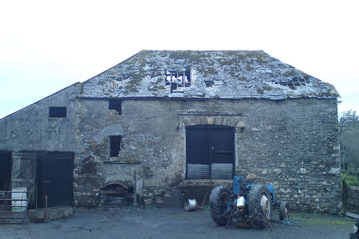 Pound Farm Listed Barn Before Consevation
