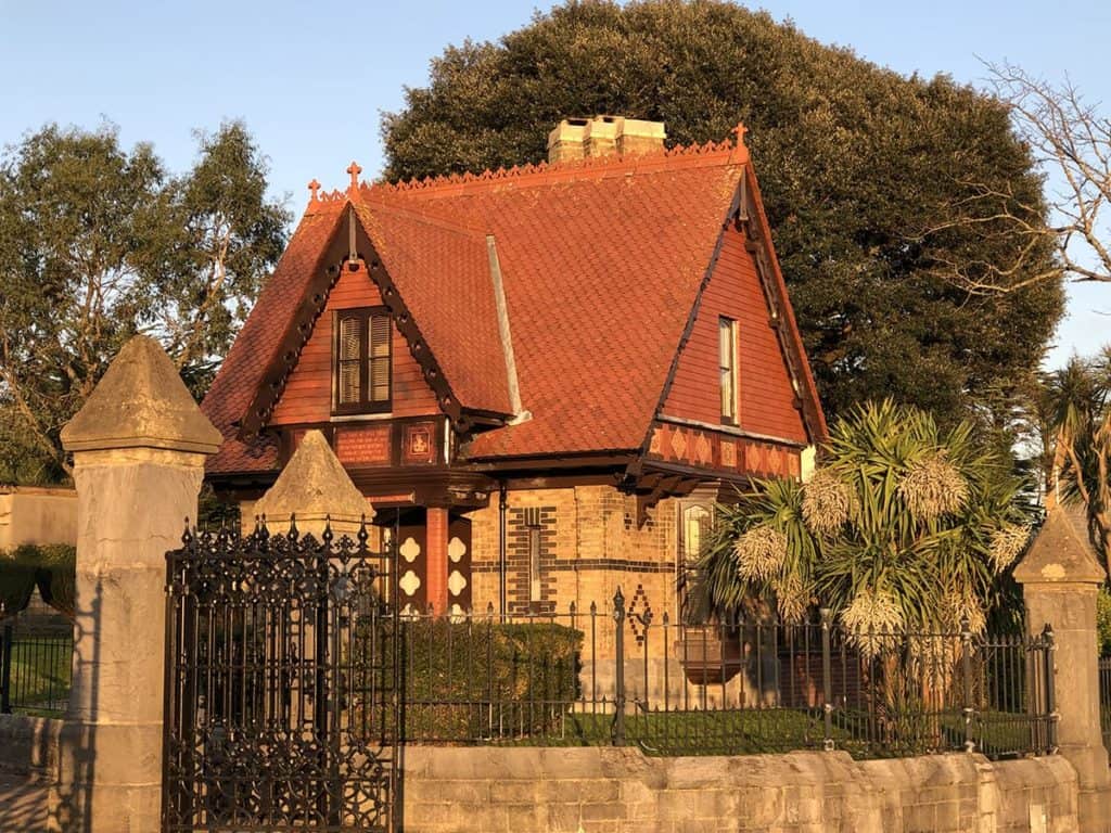 Victorian Architecture on Gatehouse of park