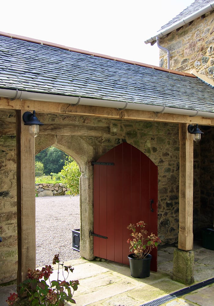 Scantle Slate Roof,Dartmoor National Park,Atkinson Architects,schist stone,Dartmoor granite