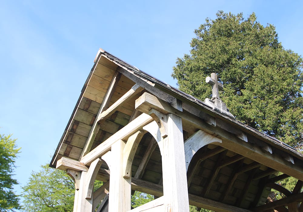 Lych gate,devon,Harford,St Petrocs Church