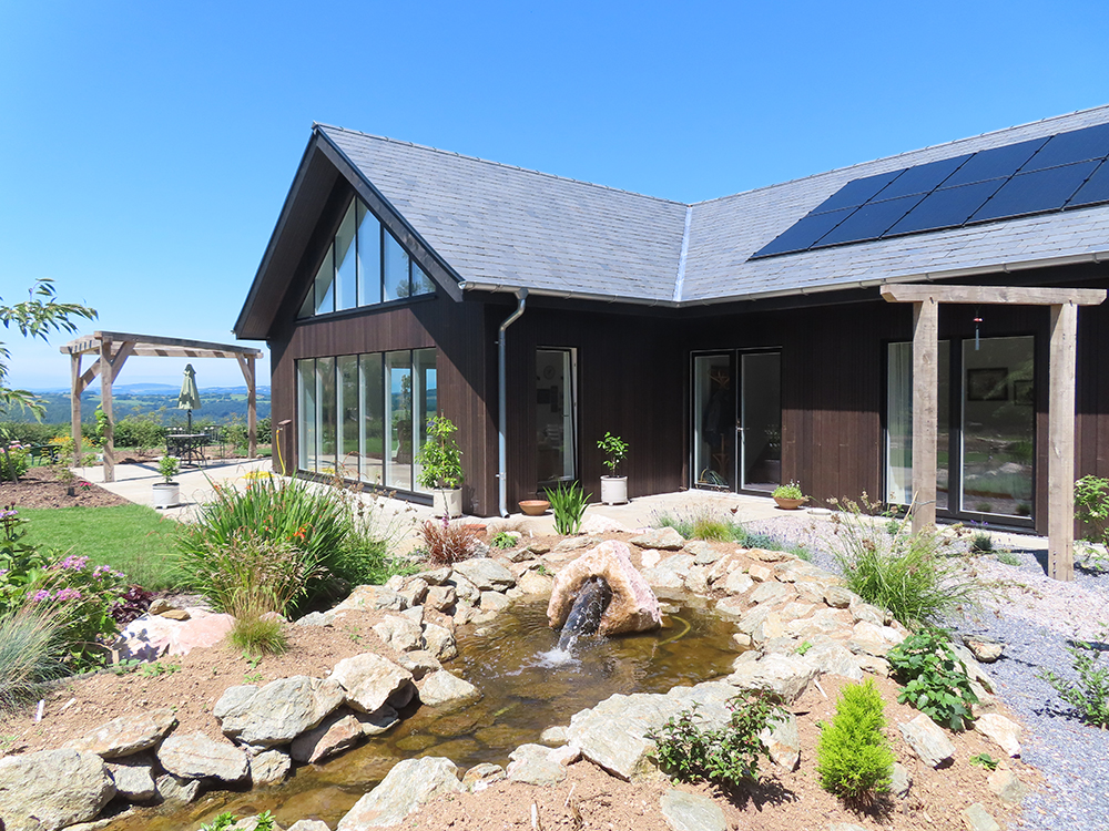 Passivhaus,Low-energy home,Tamar Valley landscape,Dark skies